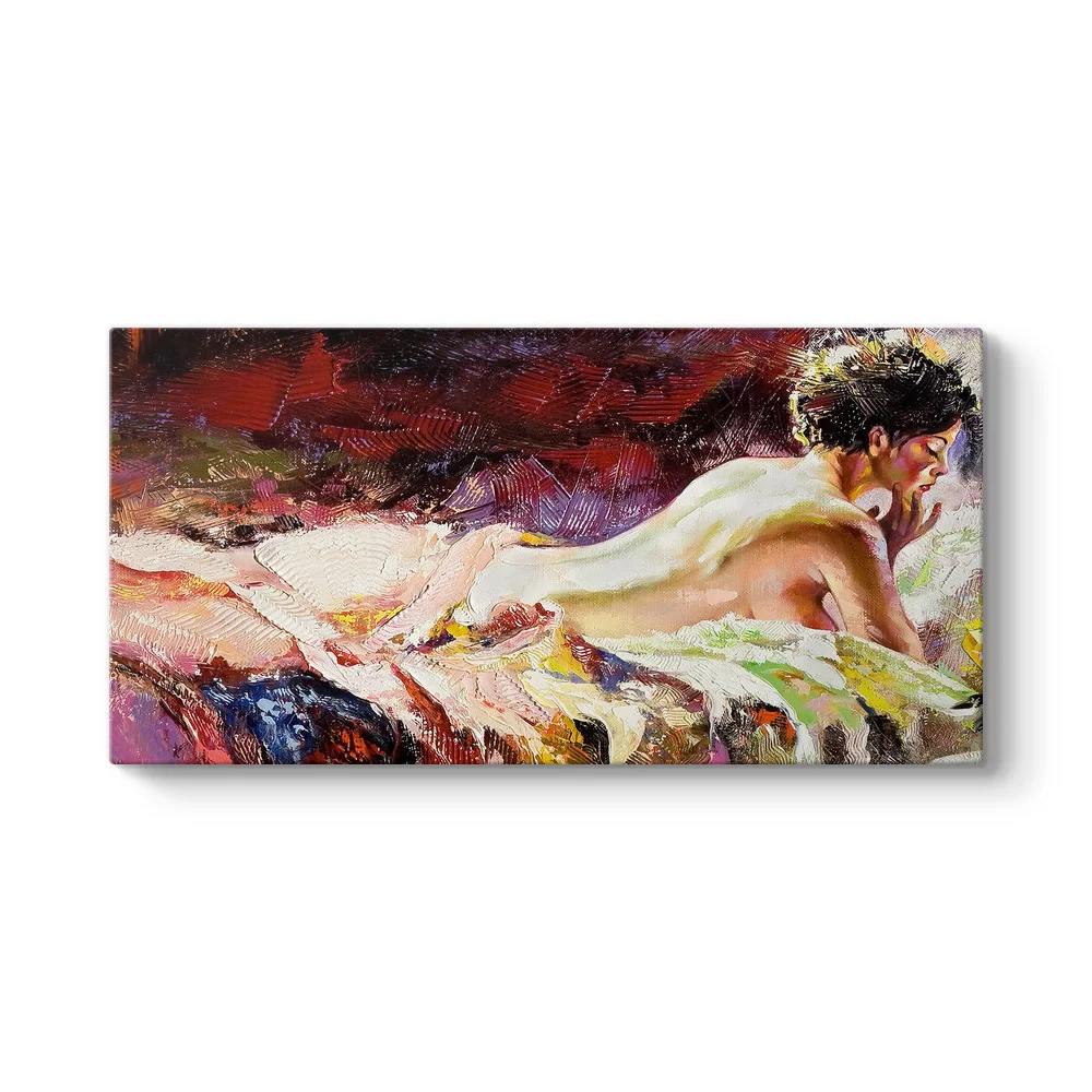 Naked Girl Panorama Tablo - Model 5
